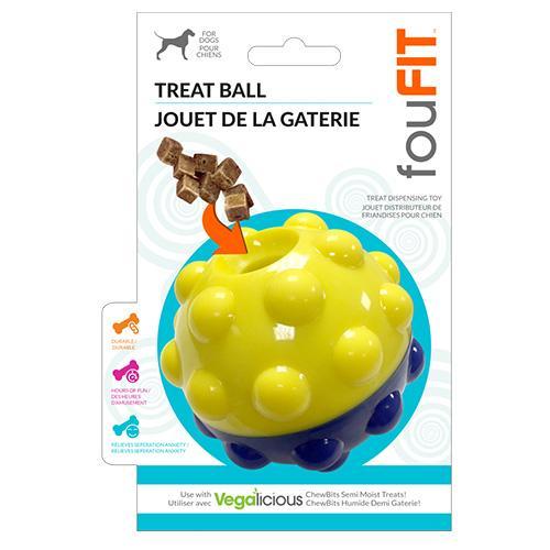 Treat Dispensing Dog Ball – Interactive Slow Feeder Toy (3” & 5”)
