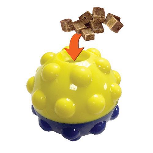 Treat Dispensing Dog Ball – Interactive Slow Feeder Toy (3” & 5”)