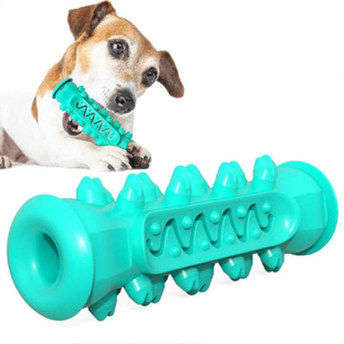 Dog Chew Toy for Dental Cleaning – Rubber Toothbrush Toy